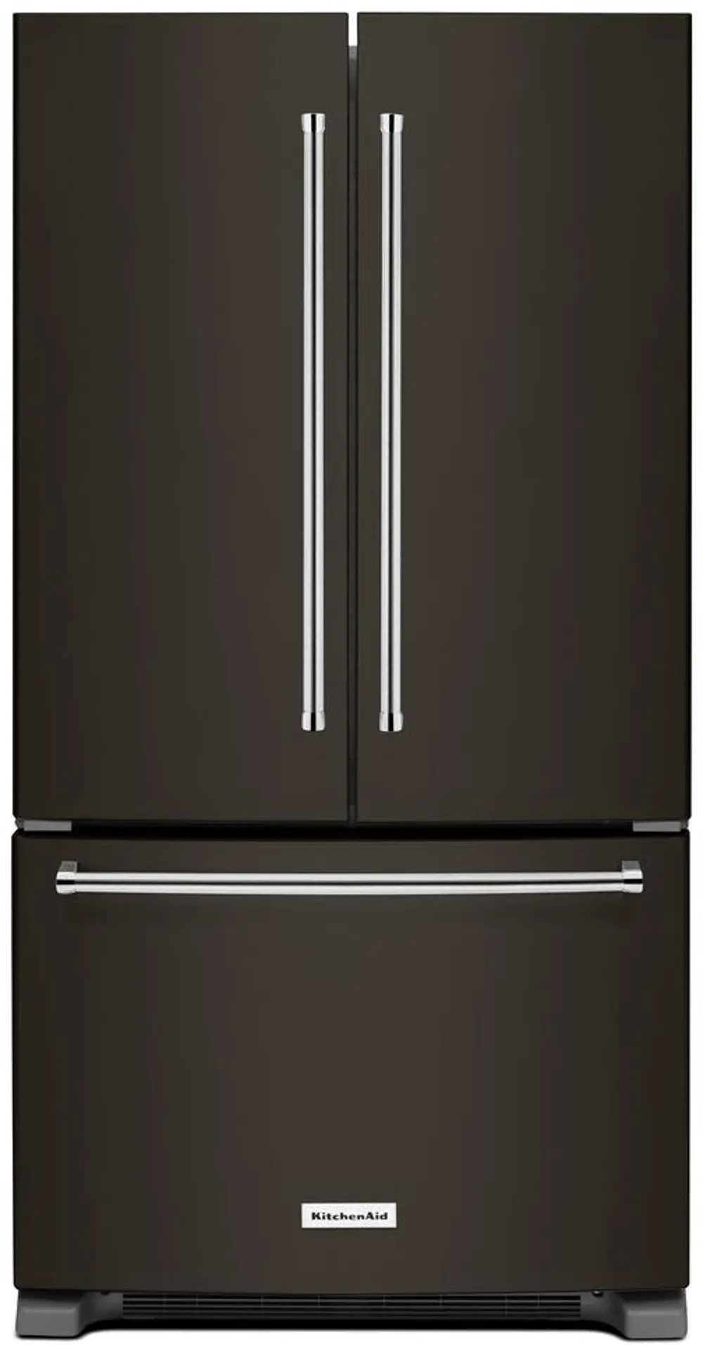 KRFC300EBS KitchenAid 20 cu ft French Door Refrigerator - Counter Depth Black Stainless Steel-1