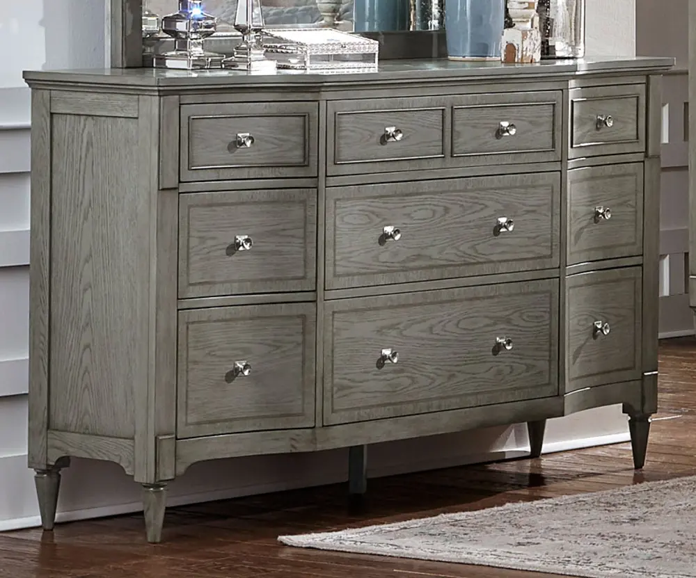 Gray Classic Traditional Dresser - Albright-1