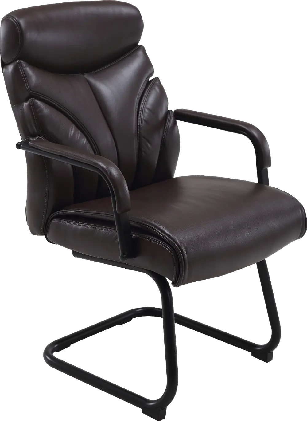 Mahogany Brown Guest Chair-1