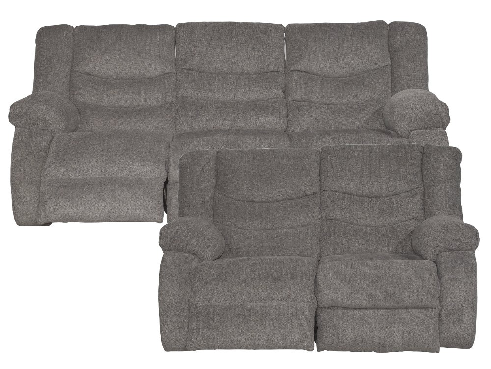 Gray Dual Reclining Sofa & Loveseat- Tulen | RC Willey Furniture Store Gray Dual Reclining Sofa & Loveseat- Tulen | RC Willey Furniture Store