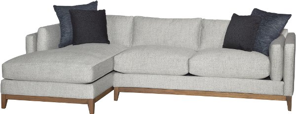 Sectionals Fabric Sectional Sofas Searching Mid Century Modern Stone 2 Piece Sectional Sofa Kelsey