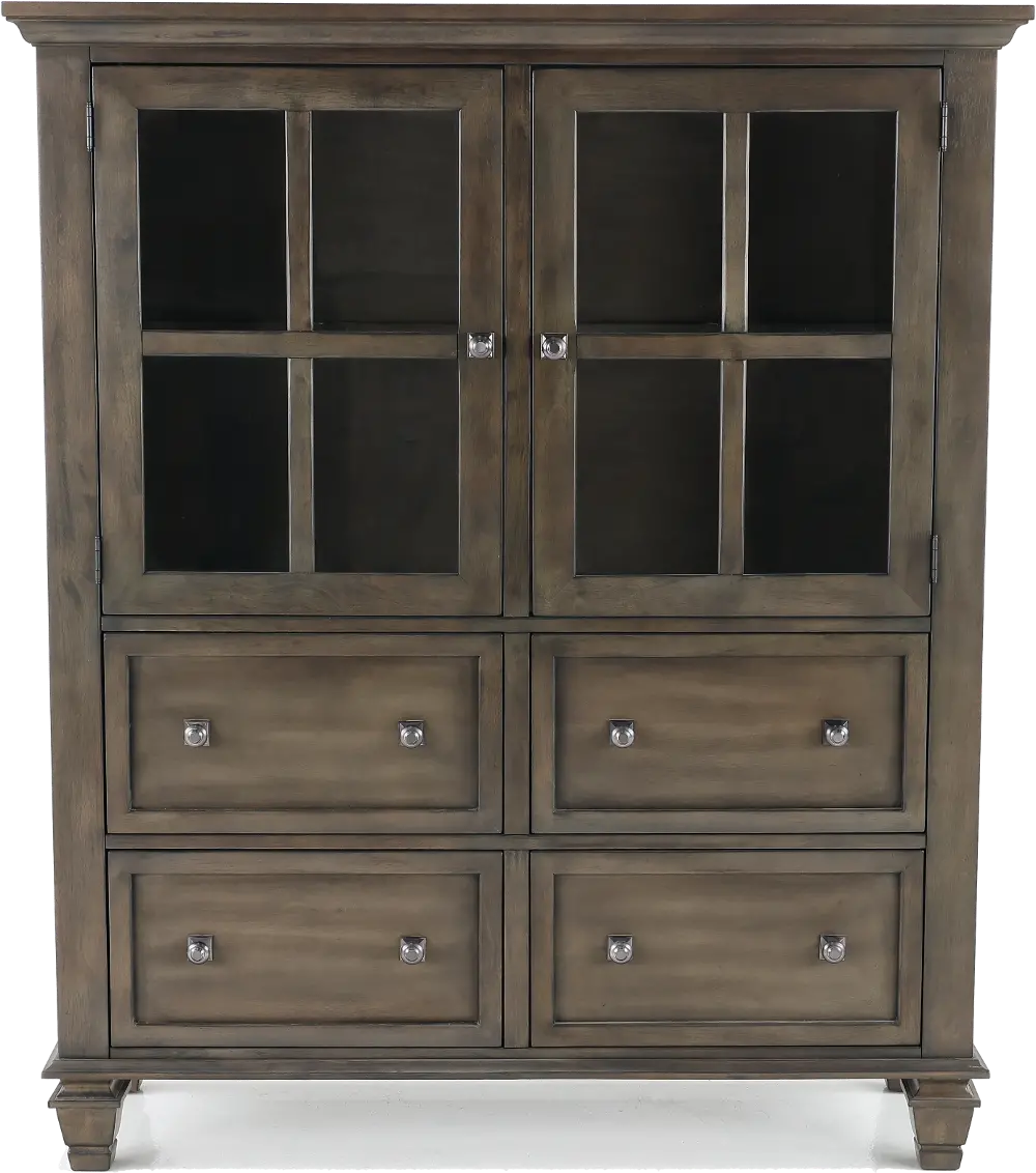 Hartford Gray Display Cabinet-1
