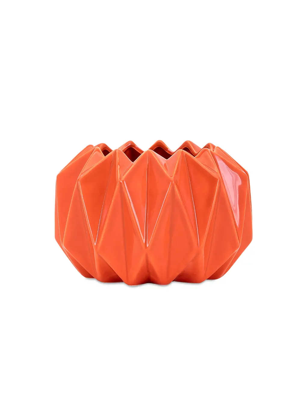 Orange Ceramic Vase-1