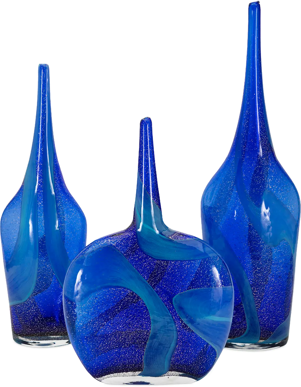 23 Inch Cobalt Blue Dressa Vase-1