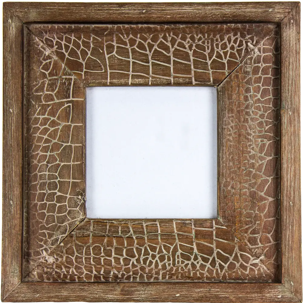 Brown 4x4 Wood Picture Frame-1