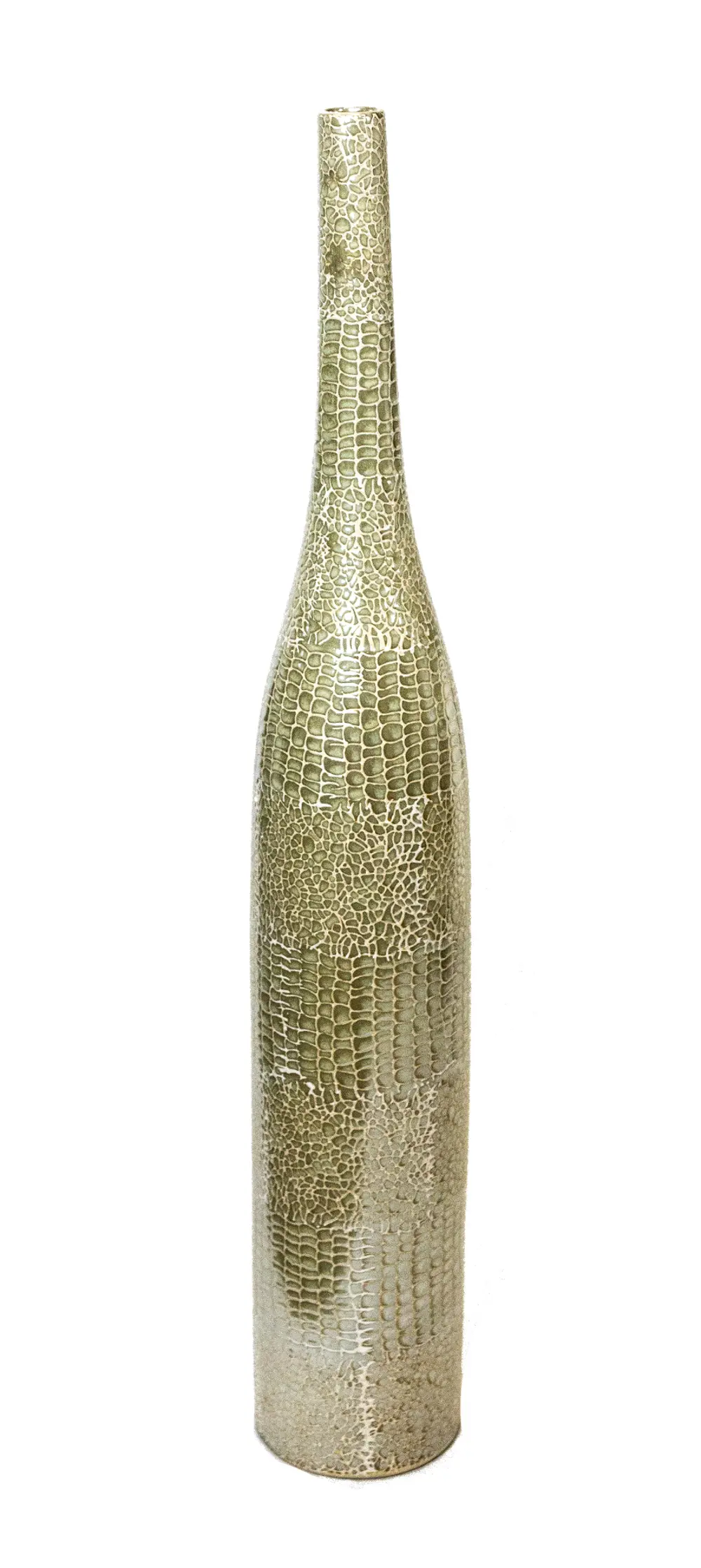 33 Inch Pearl Snake Ceramic Vase-1