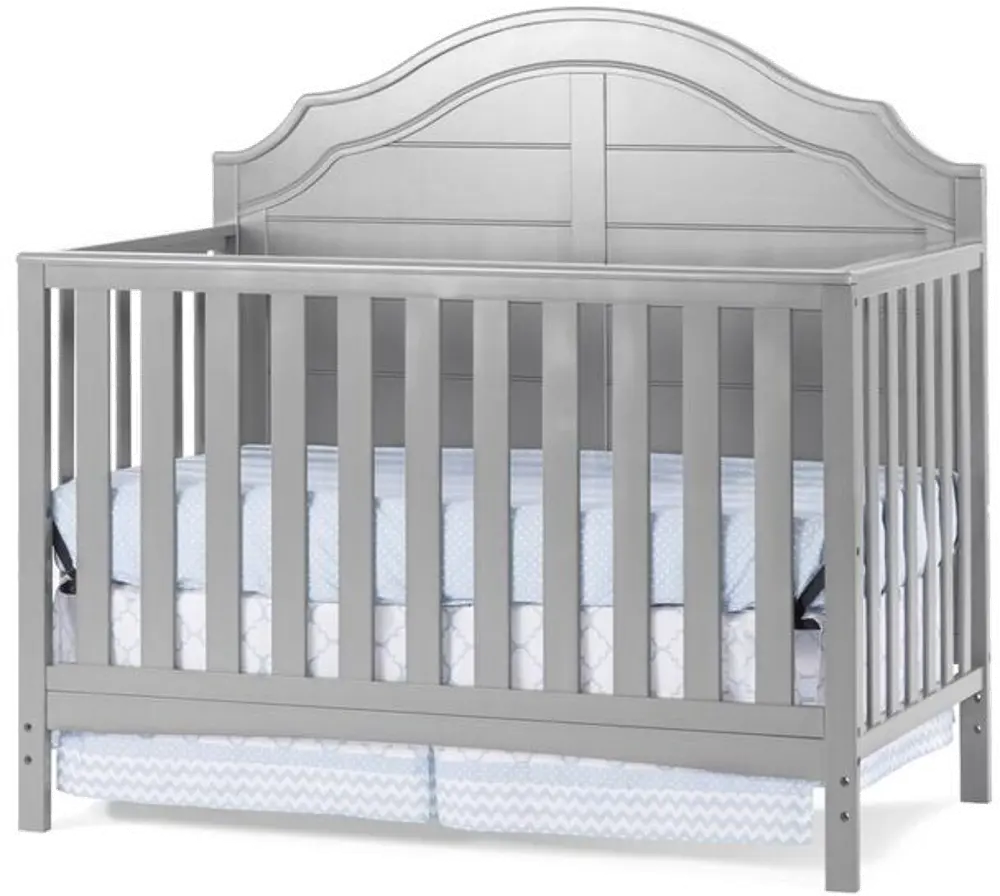 F36901.87 Penelope Cool Gray 4-in-1 Convertible Crib-1