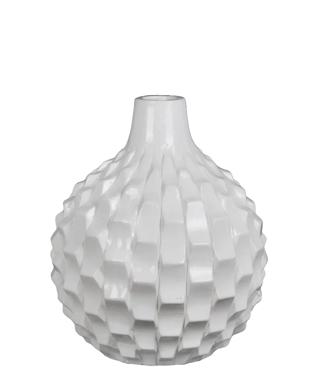 White Ceramic Vase-1