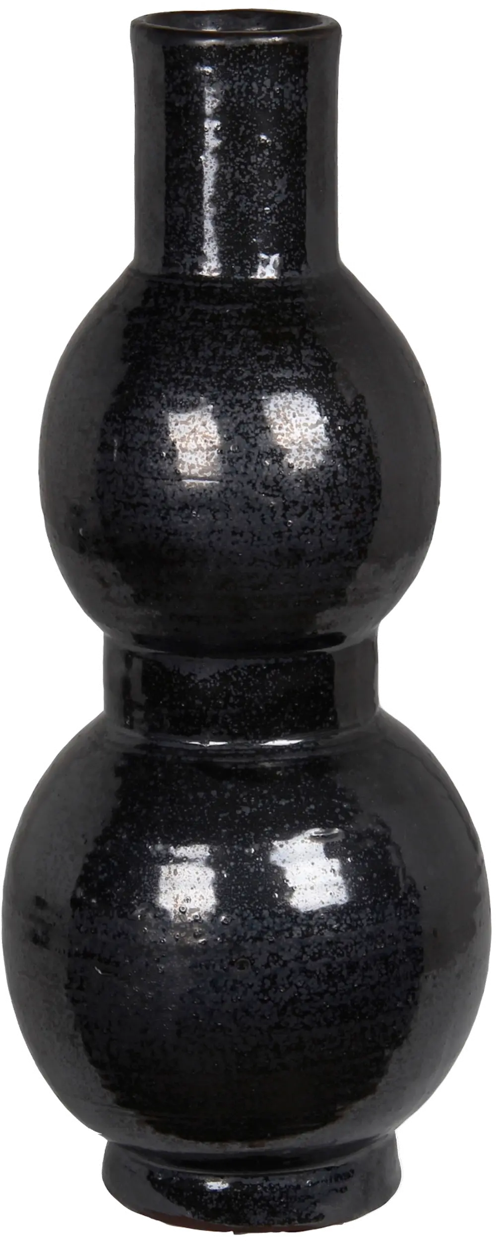 18 Inch Black Ceramic Vase-1