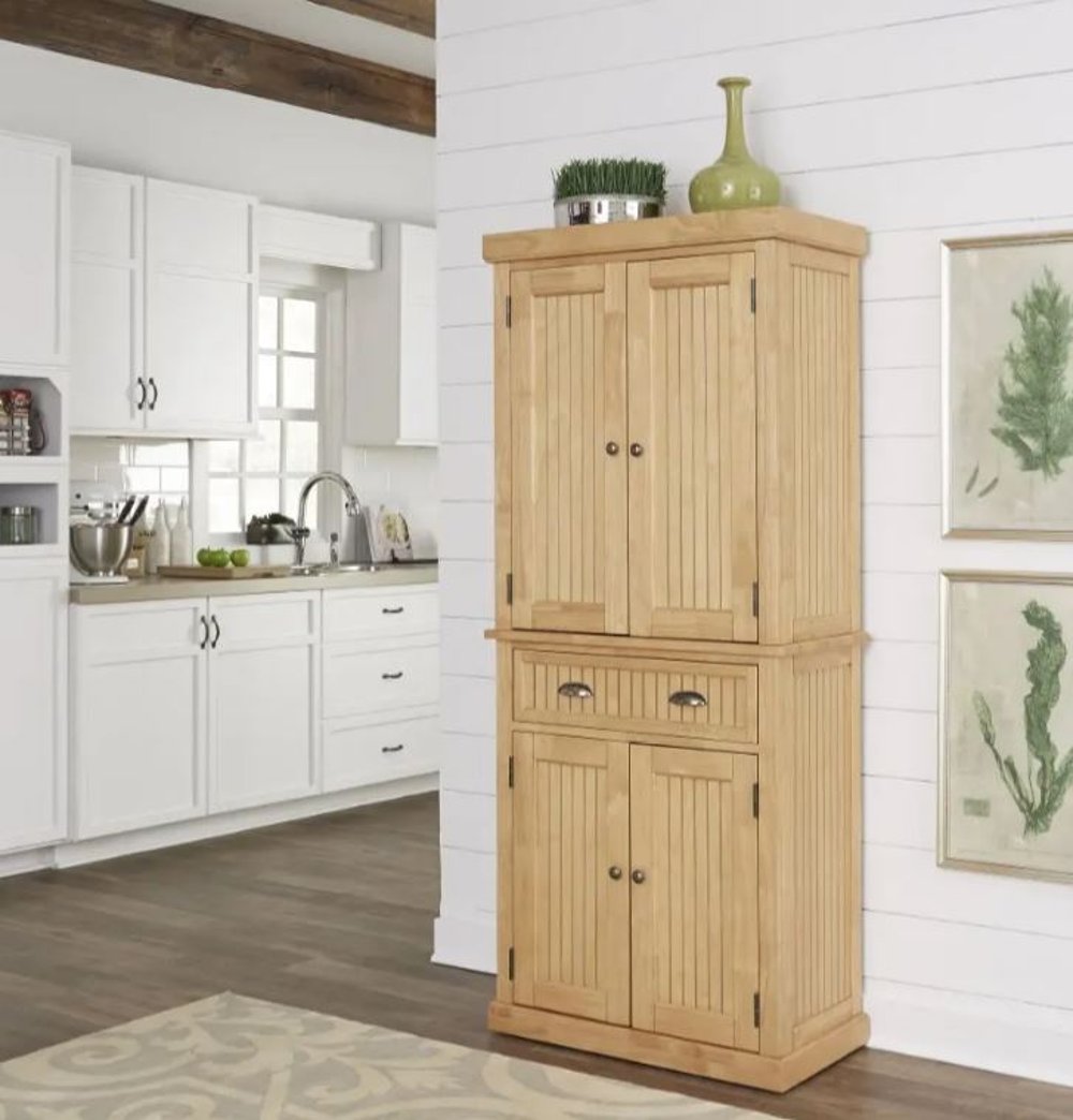 110522524 Nantucket Natural Maple Tall Storage Pantry sku 110522524