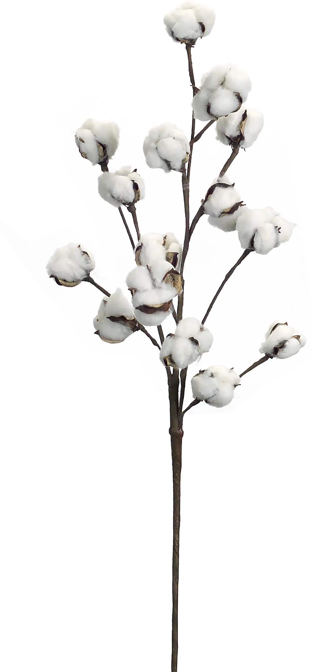 Faux Cotton Branch Stem Spray for Arrangement-1