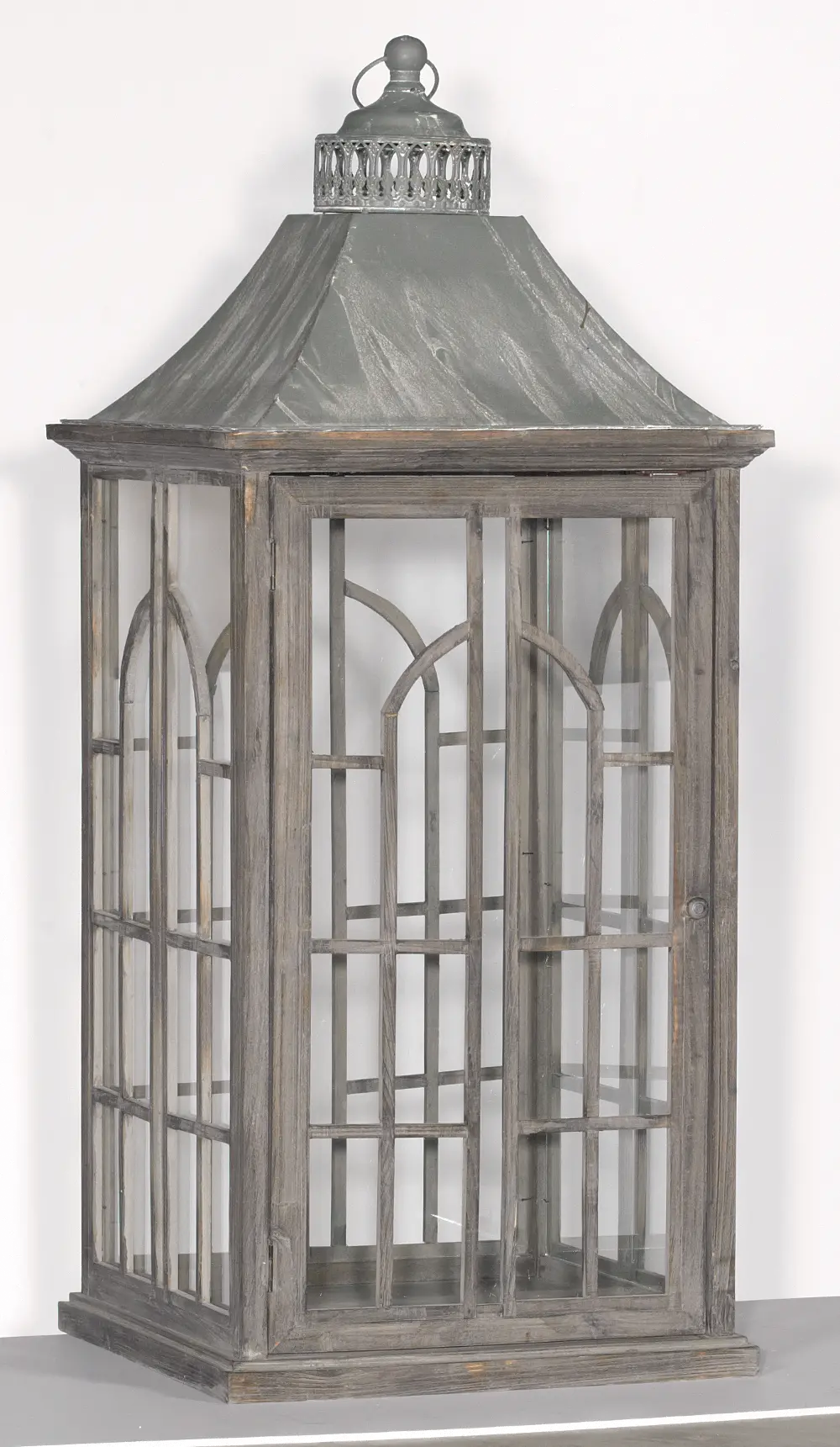41 Inch Wooden Palladium Window Estate Lantern-1