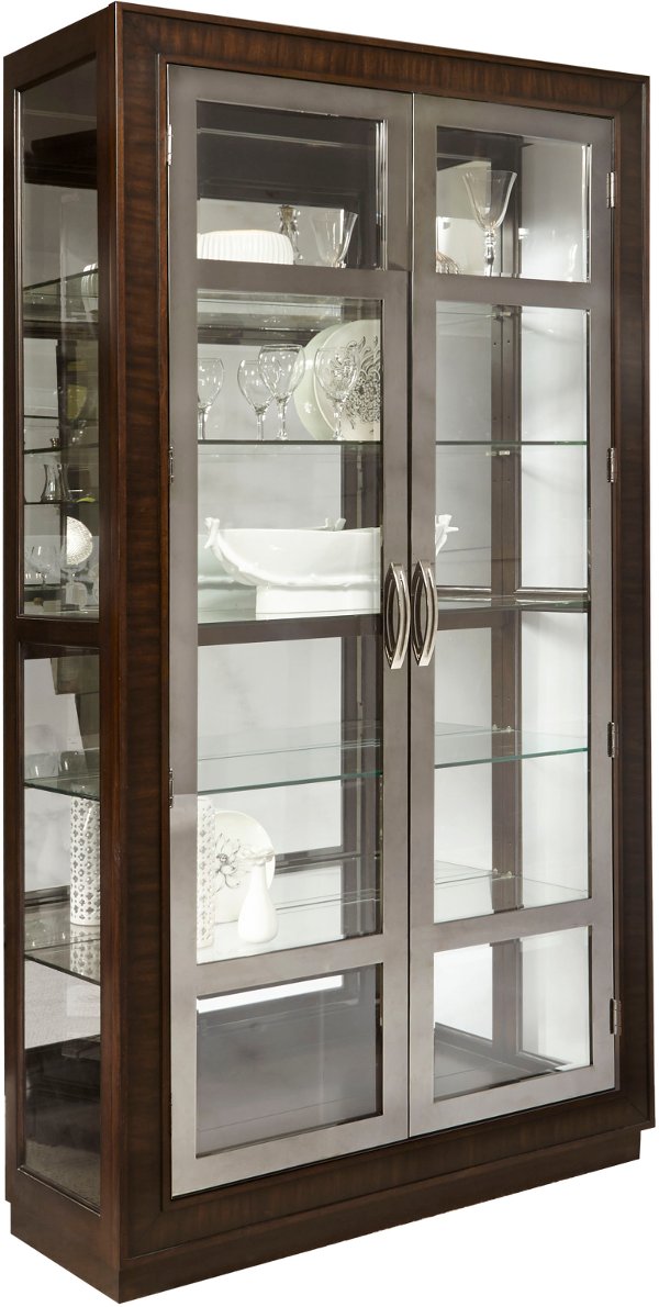 Browse Curios Chinas Furniture Rc Willey Gany And Nickel Curio Cabinet