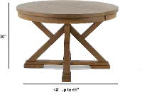 Mushroom Ebony Round Table 120cm