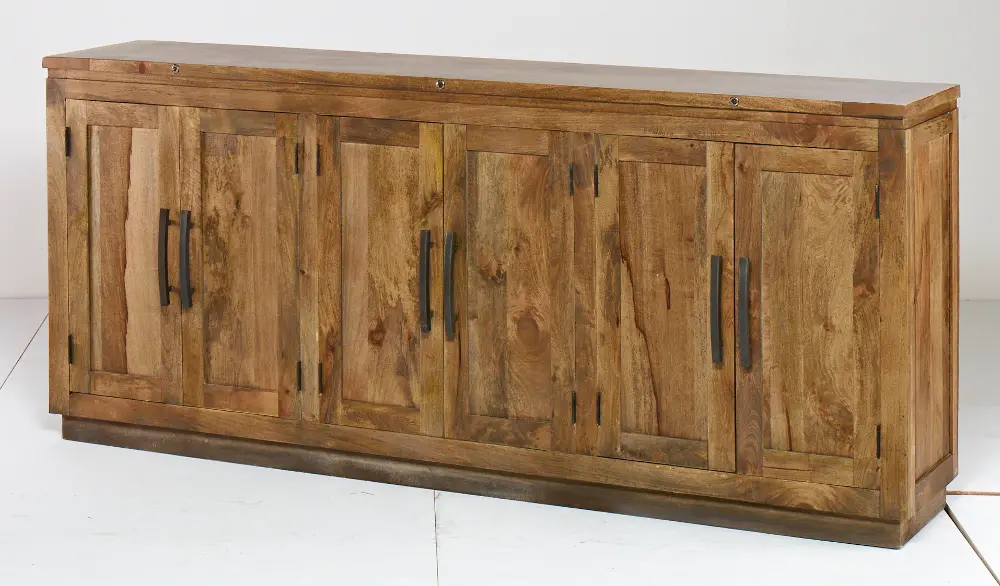 Natural Large Sideboard Cabinet-1
