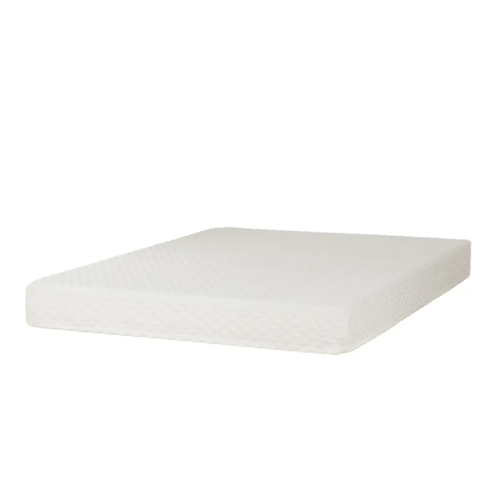 100155 White Basic 8 Inch Memory Foam Queen Mattress - Somea-1