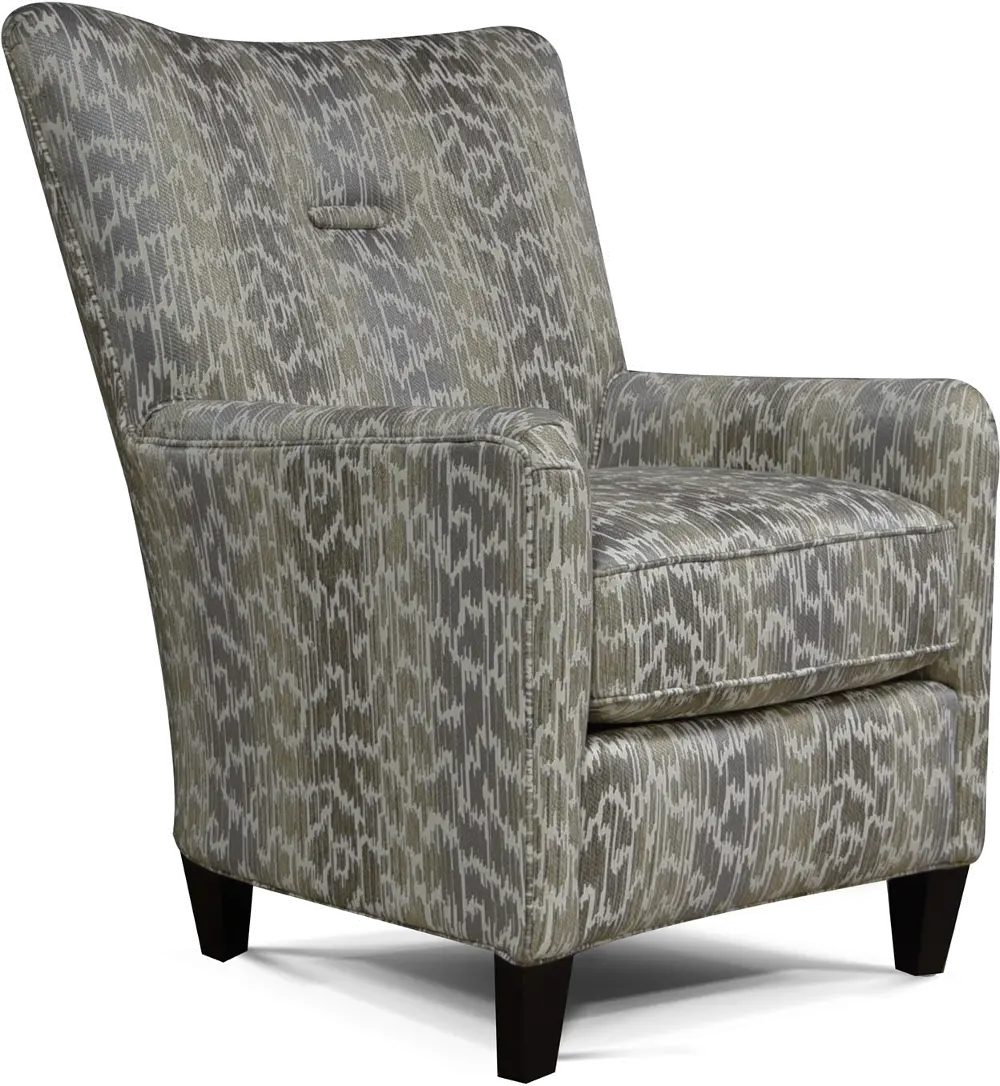 Silver Strand Gray & Ivory Accent Chair - Daughtry-1