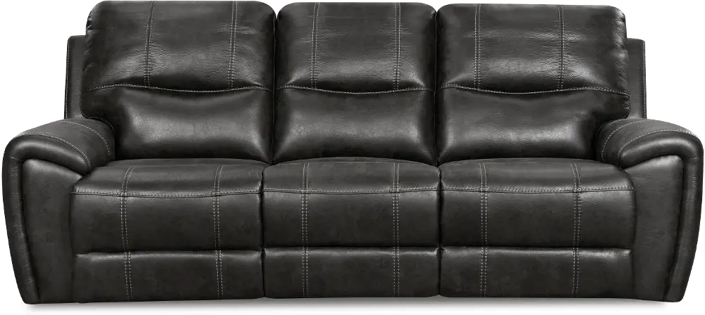 Desert Black Reclining Sofa-1