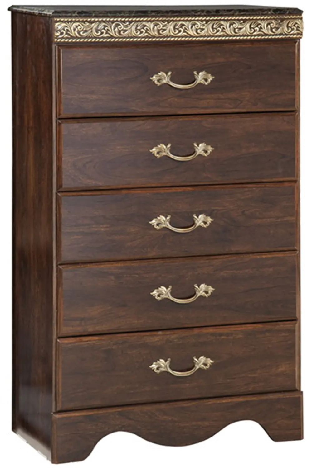 Cherry Traditional Chest of Drawers - Odessa-1