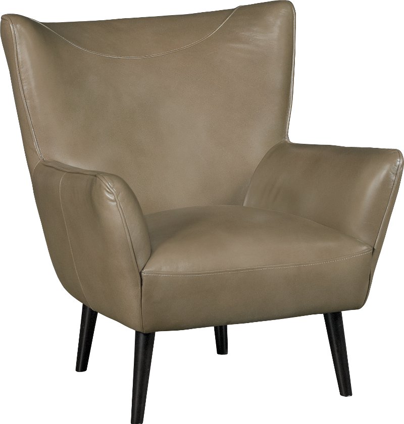 Mink Light Brown Leather Match Wing Back Accent Chair Jet Rc Mink Light Brown Leather Match Wing Back Accent Chair Jet Rc Willey Furniture