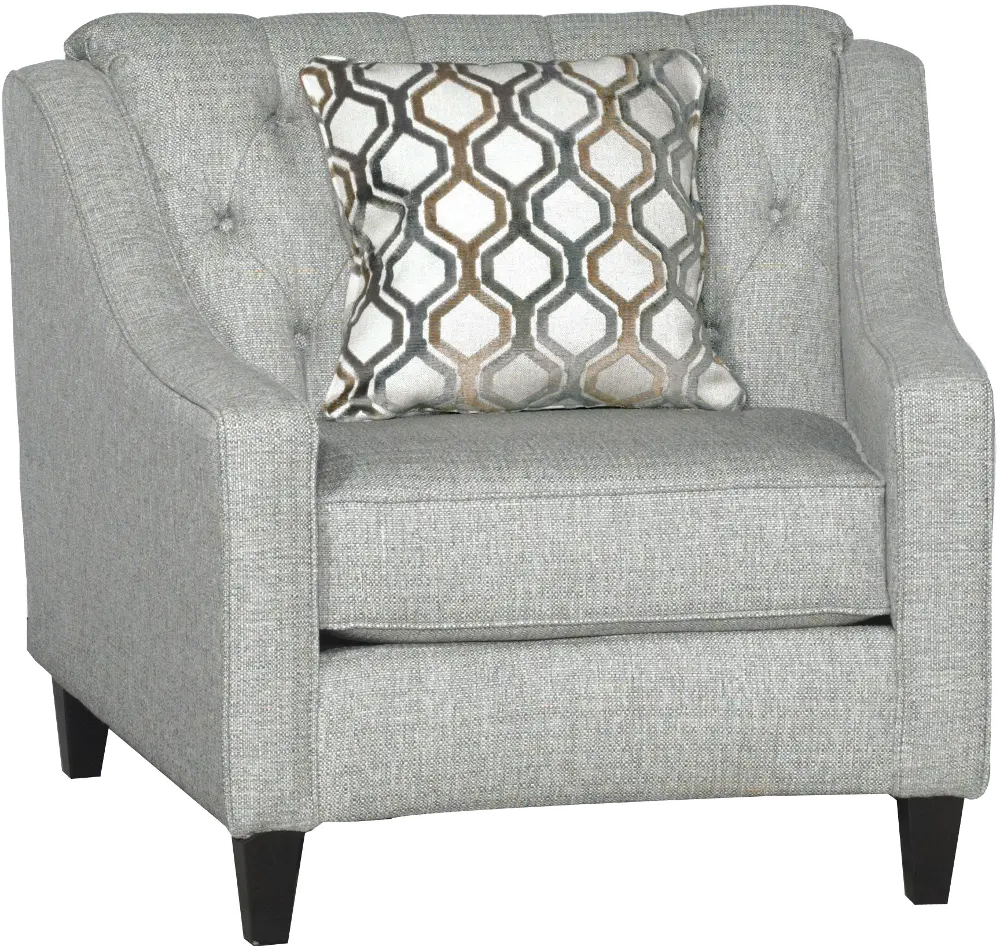 Classic Contemporary Gray Chair - Finneran-1