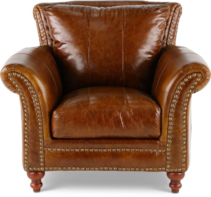 Classic Traditional Brown Leather Chair, Brown Leather Chairs