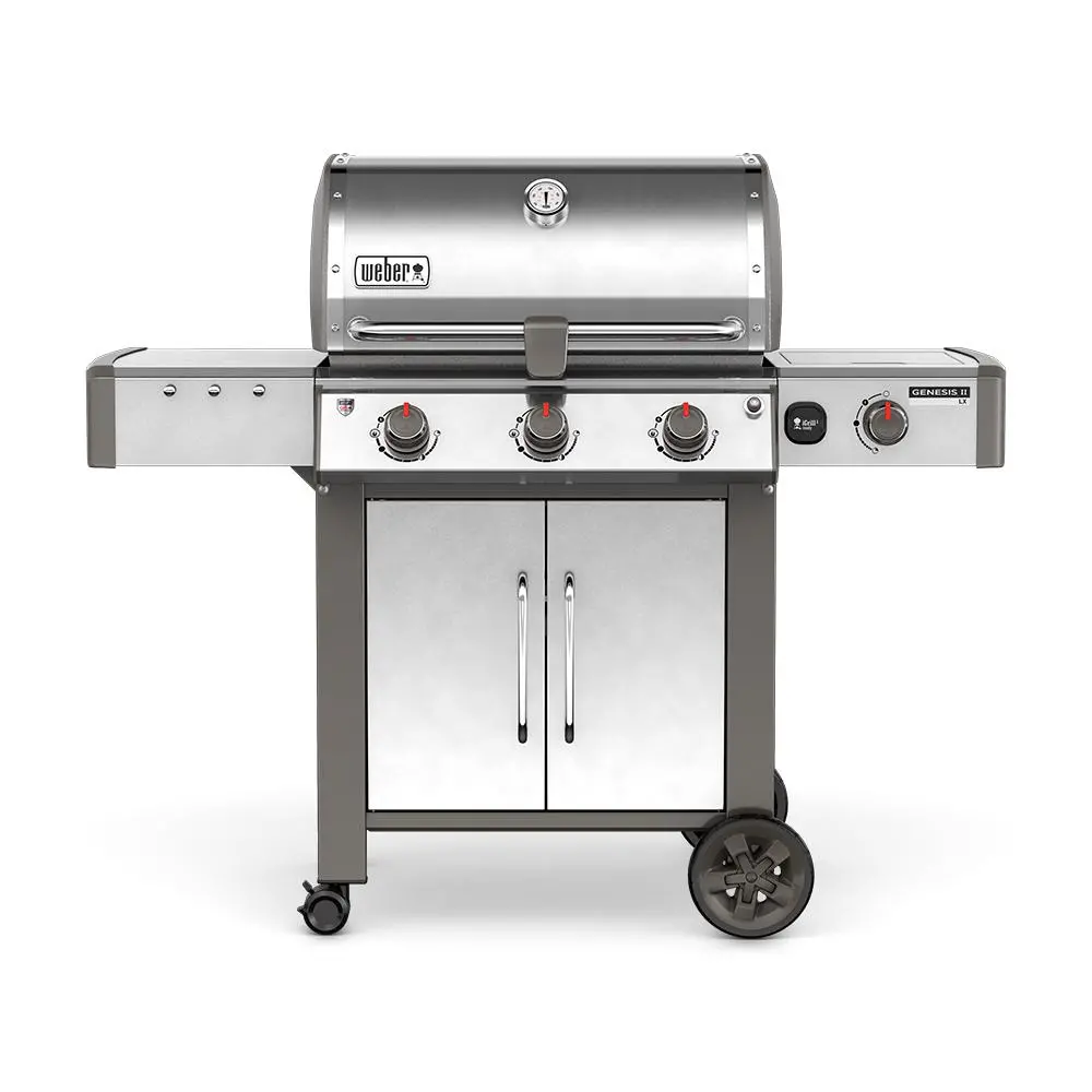 66004001 Weber Genesis II LX S-340 Natural Gas Grill Stainless Steel -1