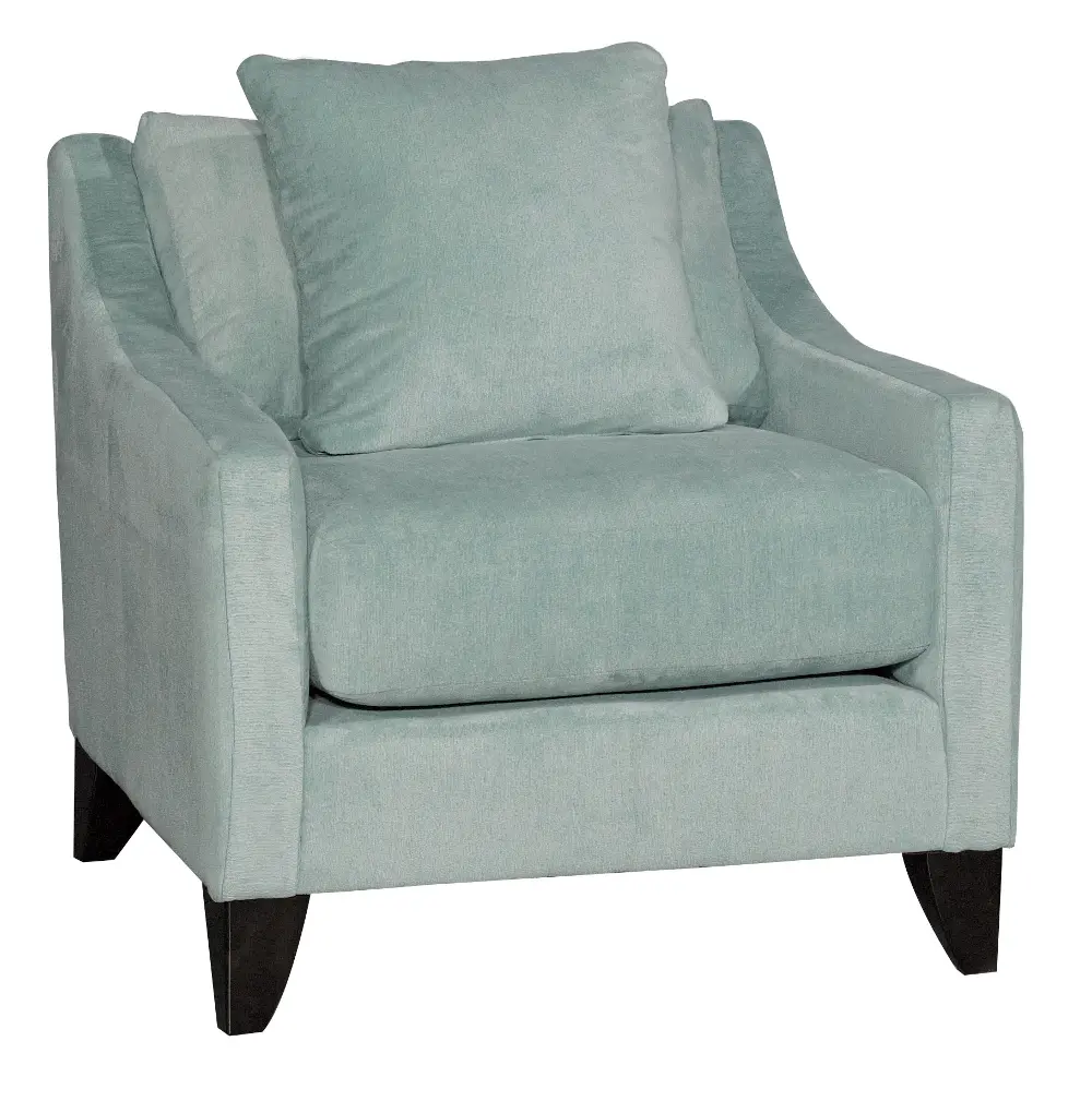 Light Green Contemporary Accent Chair - Serenity-1