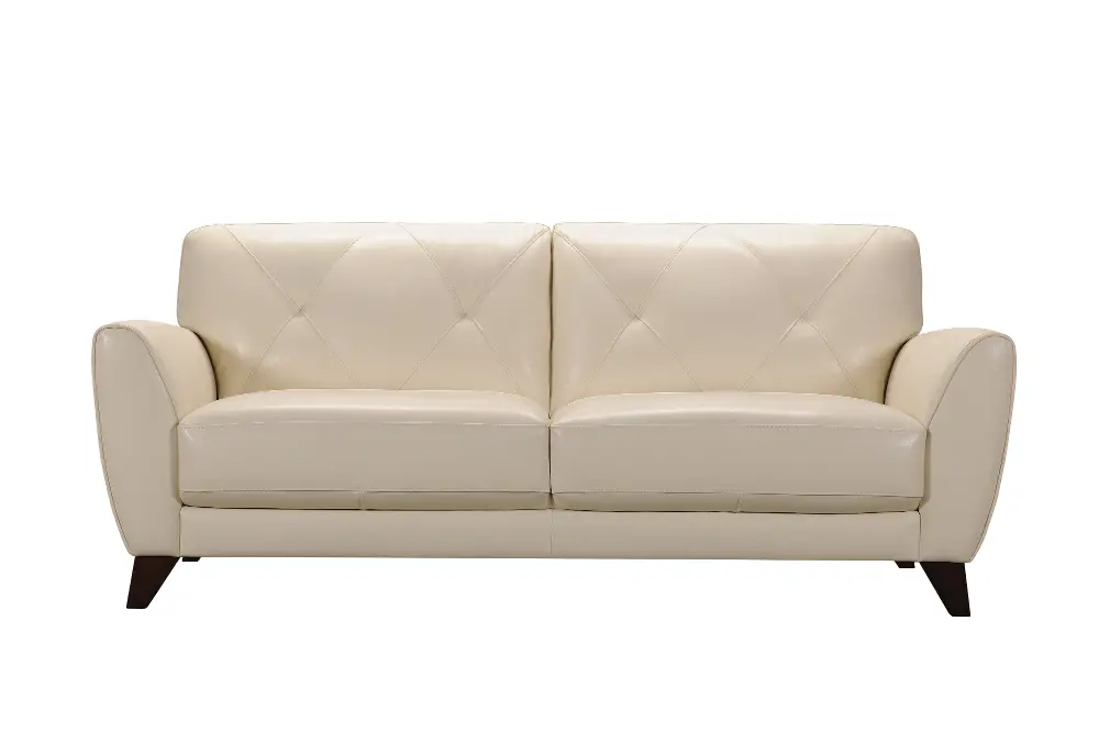 Modern White Leather Sofa - Colours-1