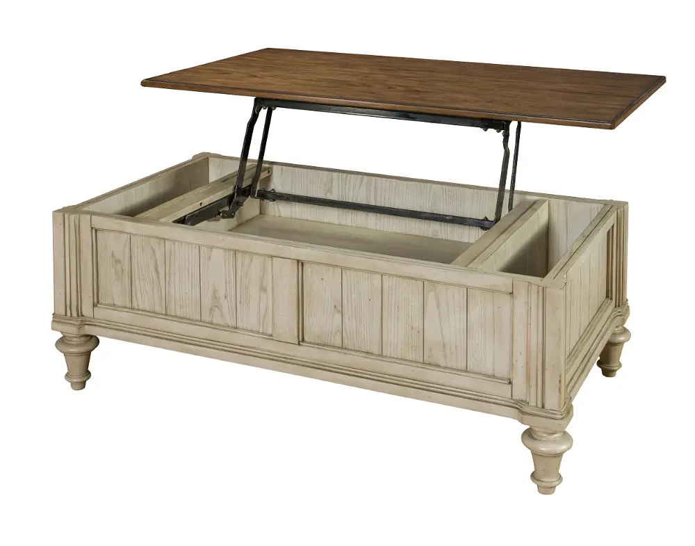 Lift Top Coffee Table with Storage - Rocky Point-1