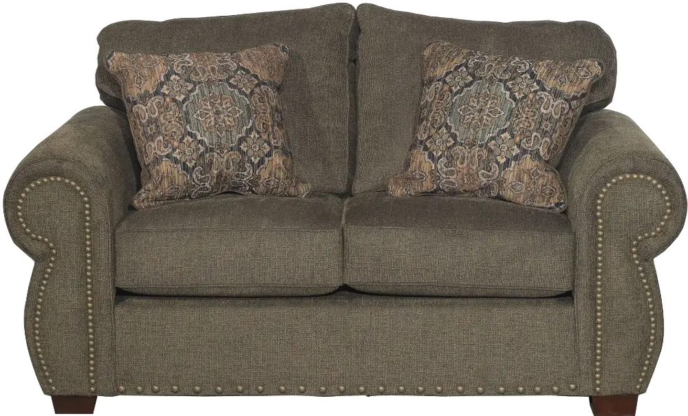 Southport Brown Loveseat-1