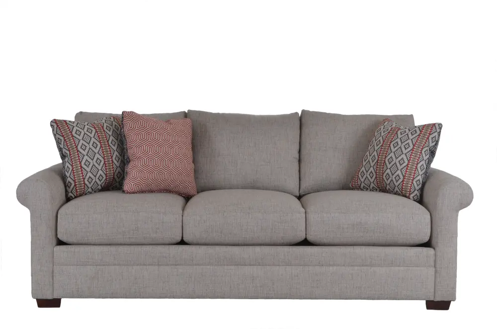 Casual Contemporary Gray Sofa - Breakout-1