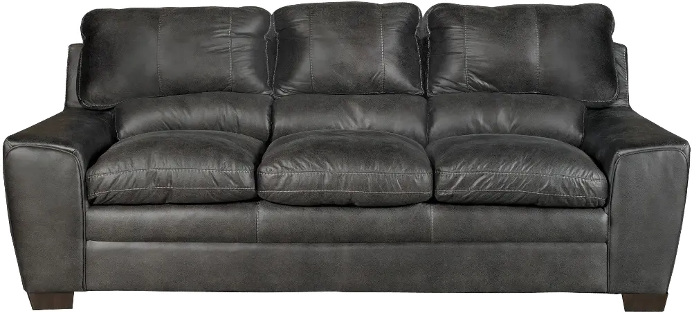 Contemporary Graphite Gray Sofa - Caruso-1