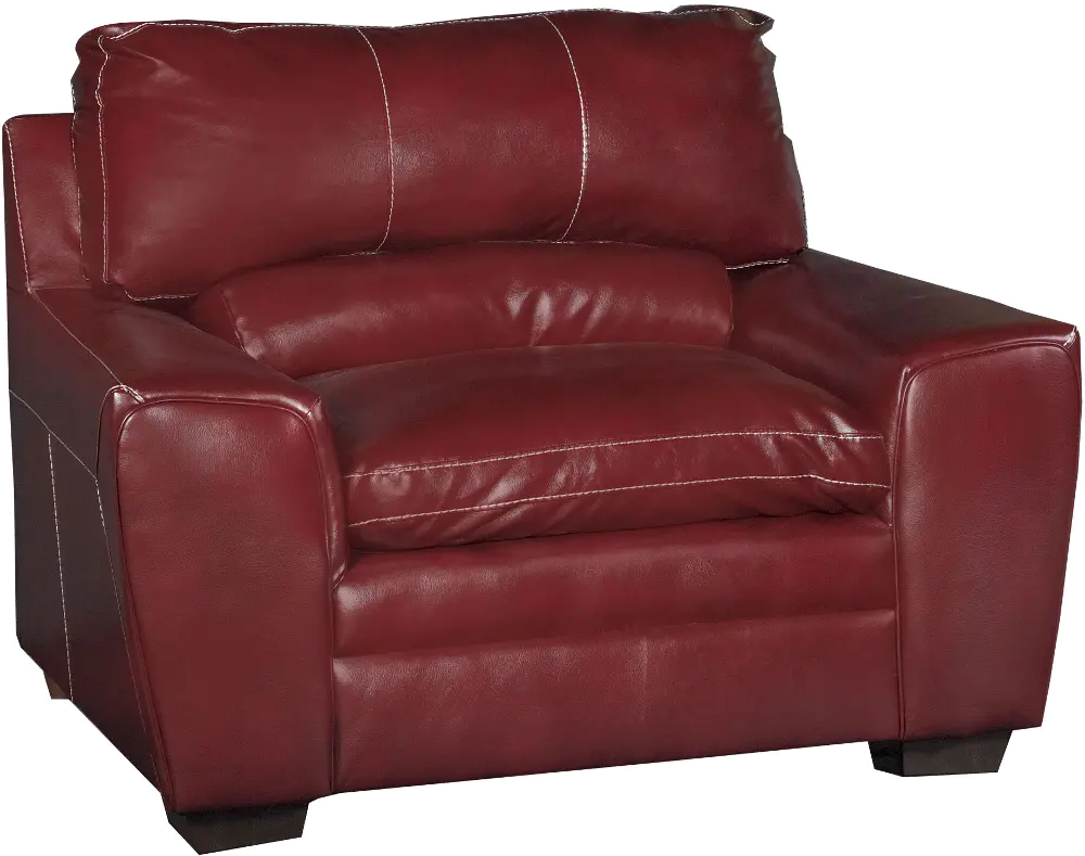 Contemporary Cinnamon Red Chair - Caruso-1