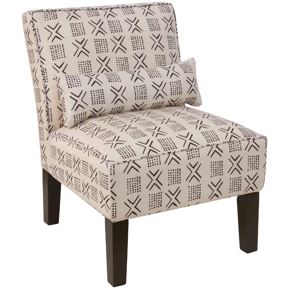 5705RMCRMOGA Remmy Cream Armless Chair-1