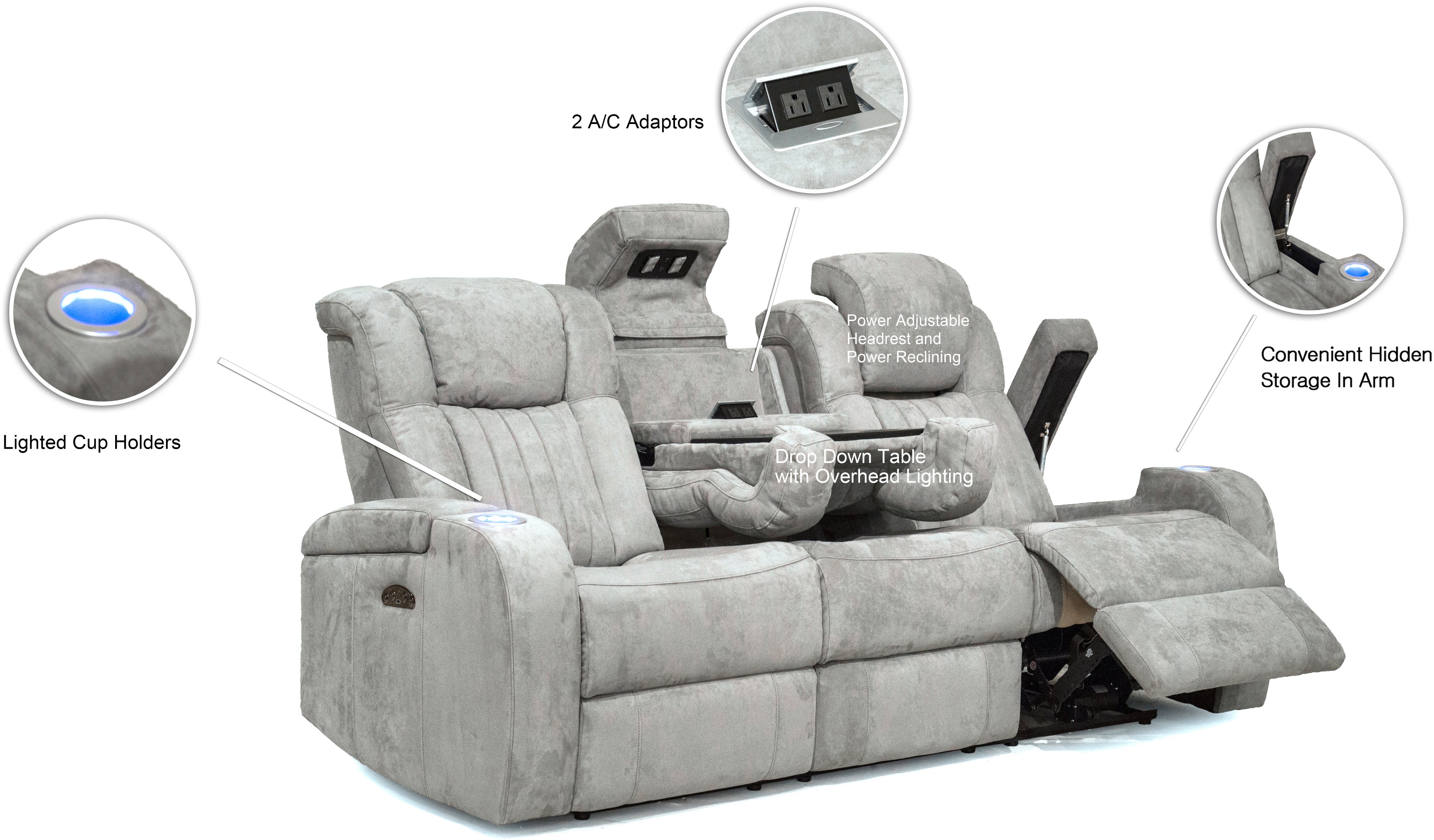Veritas Gray Reclining Sofa Transformer Rc Willey Veritas Gray Reclining Sofa Transformer Rc Willey Furniture