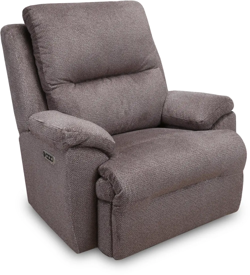 Angus Taupe Chateau Power Recliner - Connolly-1