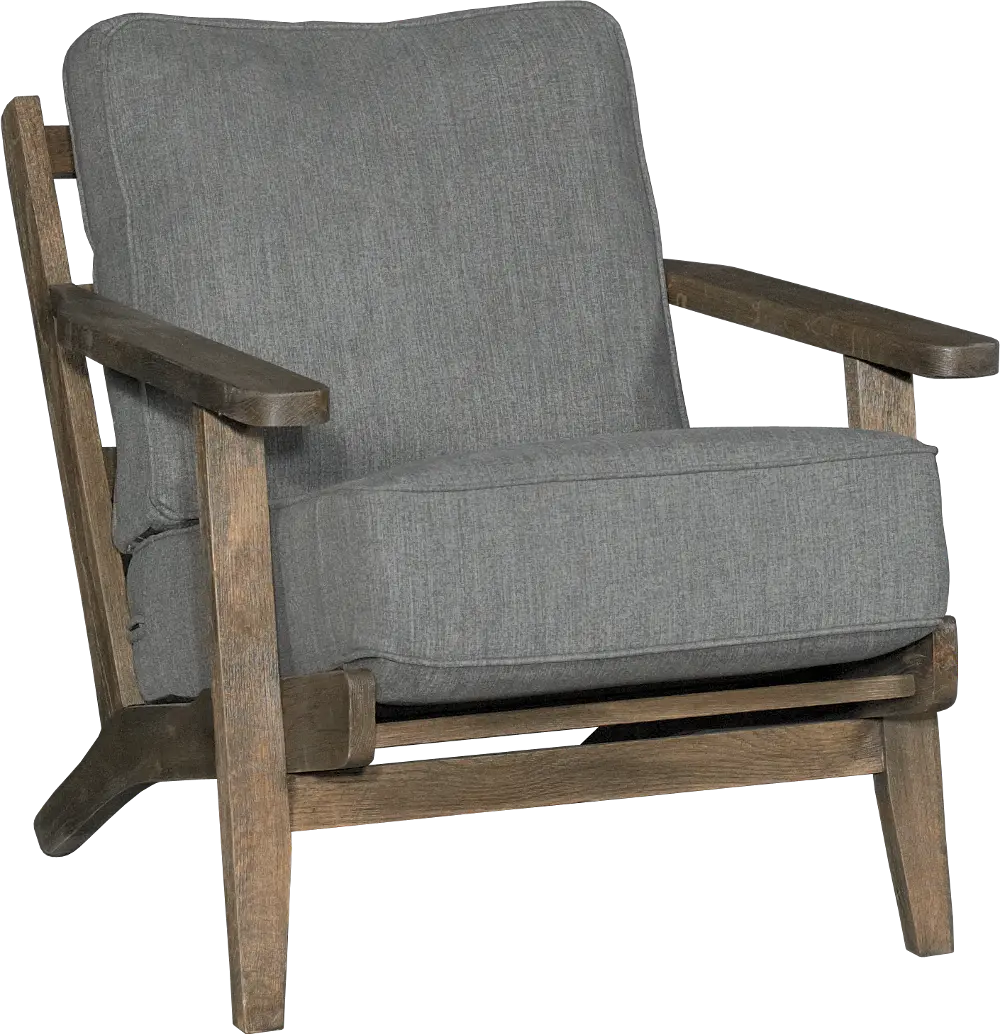 Metro Contemporary Graphite Gray Accent Chair-1
