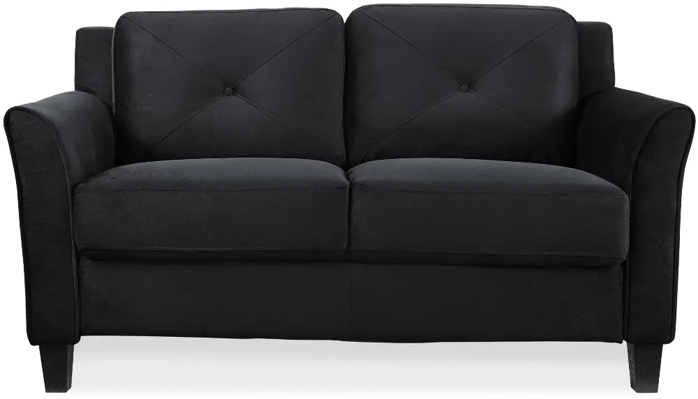 CCHRFKS2M26BKVA Harvard Black Loveseat-1