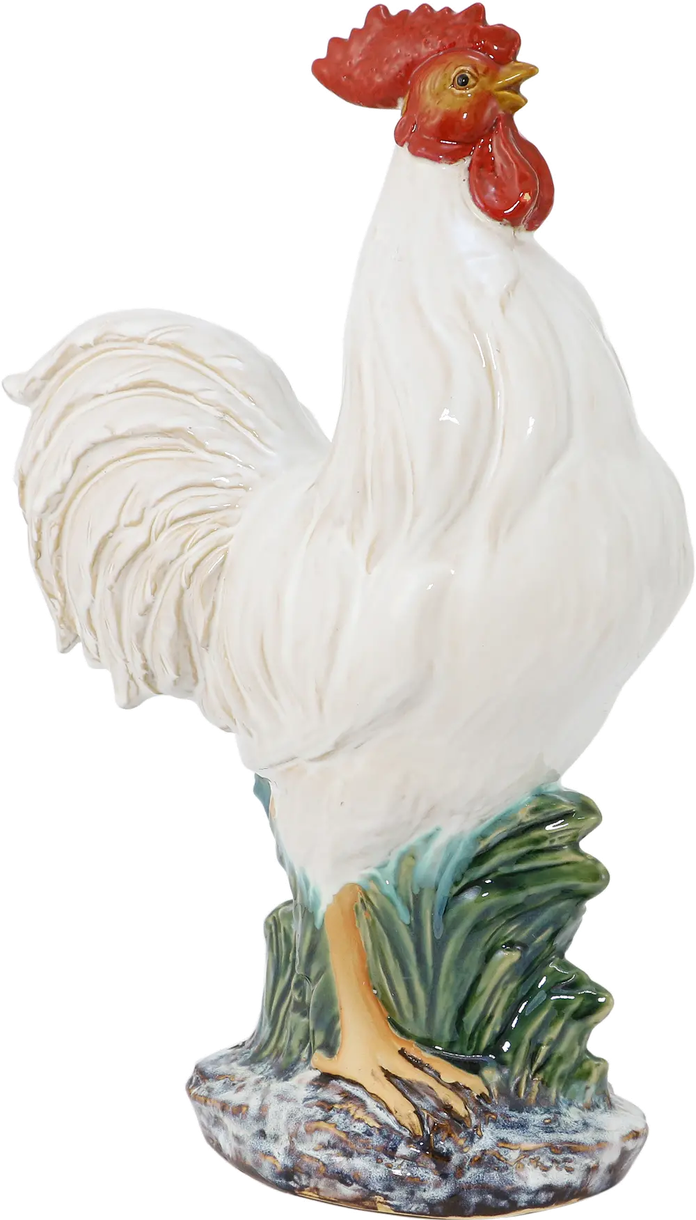 Loud Multi Color Rooster Statue-1