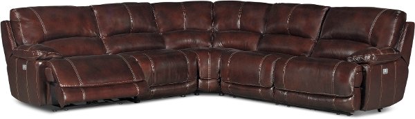 Sectional Sofas And Leather Sectionals Searching Cheers Manwah Burgundy 5 Piece Reclining Sectional Sofa Brant