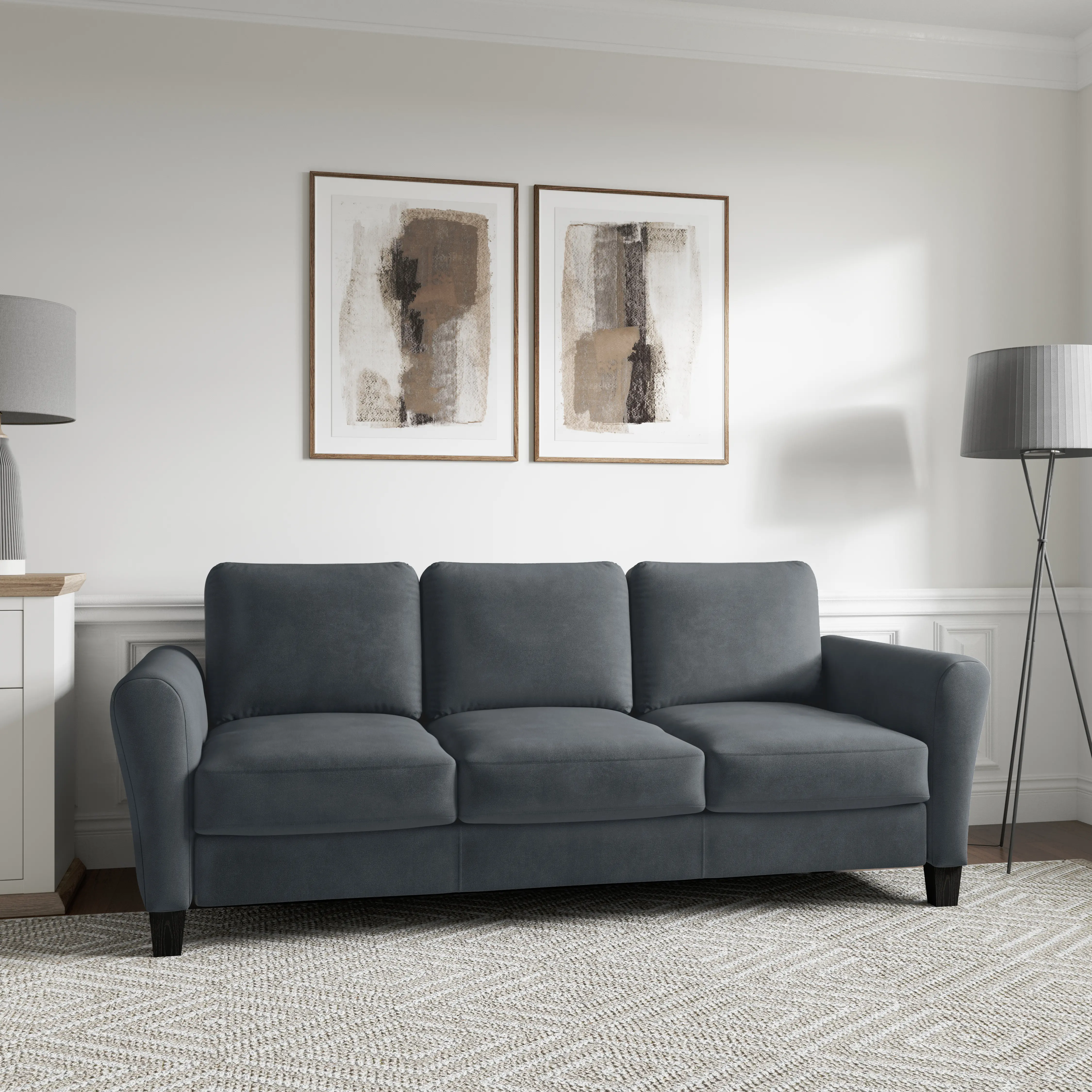 Milani Dark Gray Sofa