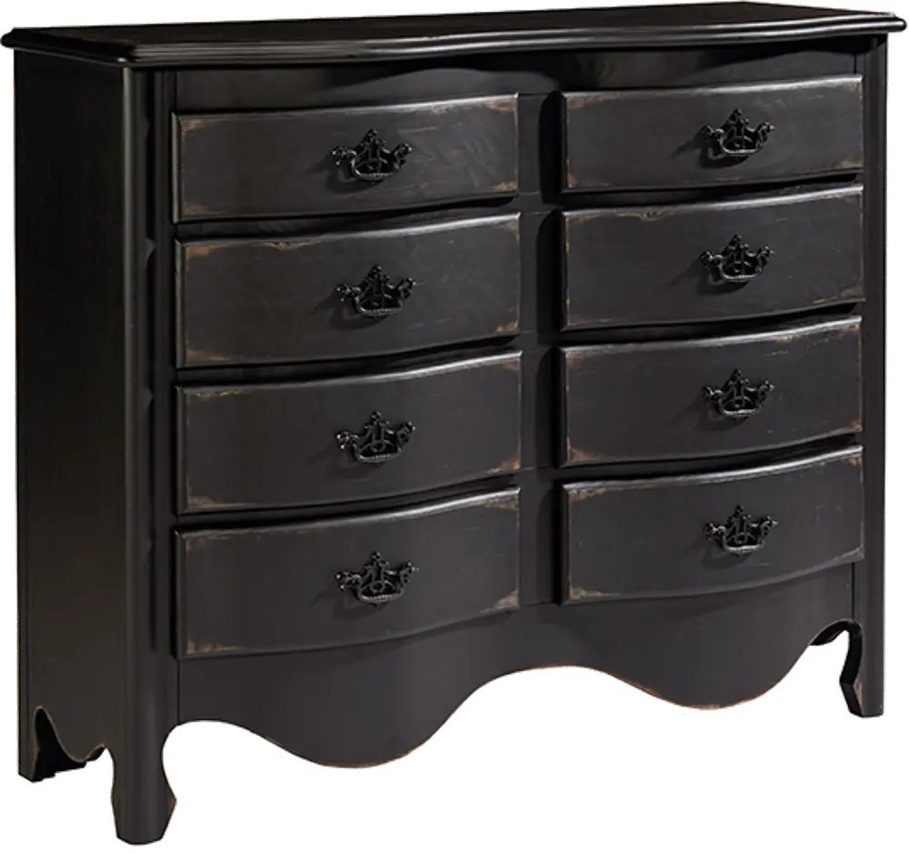 Magnolia Home Black Bureau Dresser - Saddleback-1