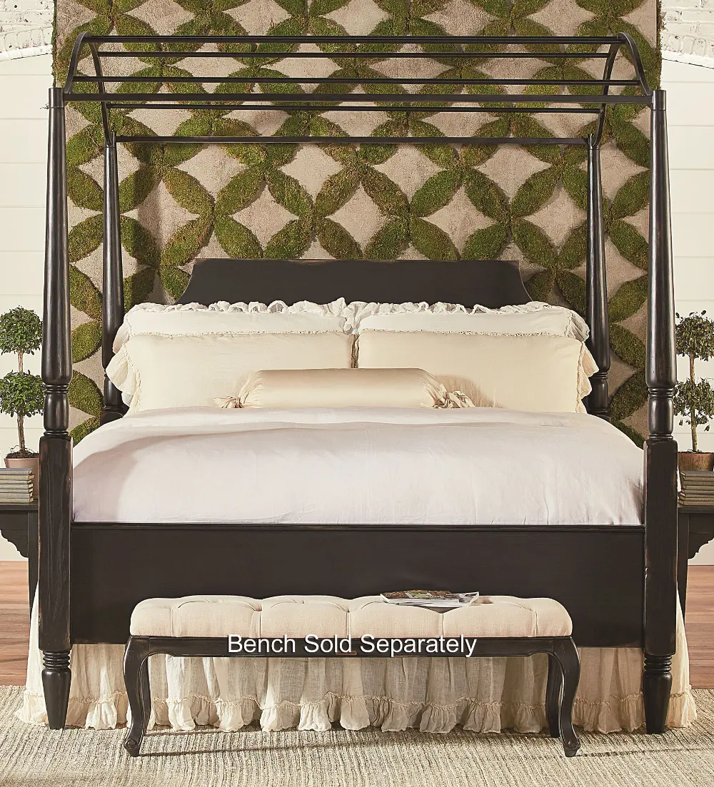 Magnolia Home Furniture Black 5 Piece Queen Bedroom Set - Carriage-1
