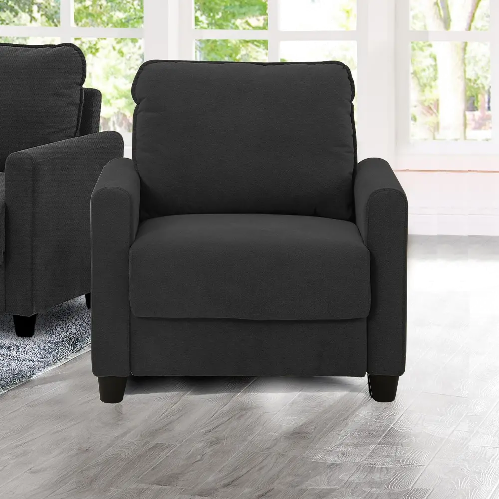 LK-SCRS1XM3001-W Casual Contemporary Black Storage Chair - Selina-1