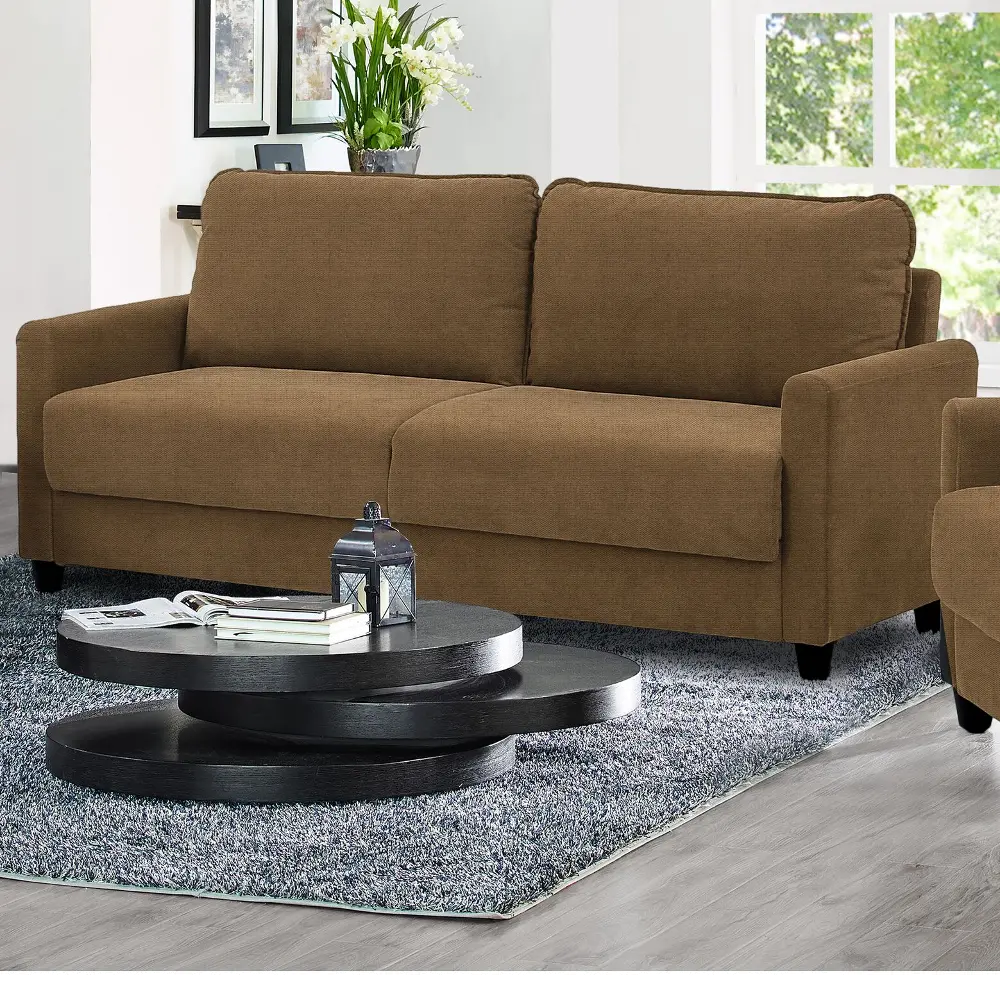 LK-SCRS3XM3025-W Casual Contemporary Taupe Storage Sofa - Selina-1