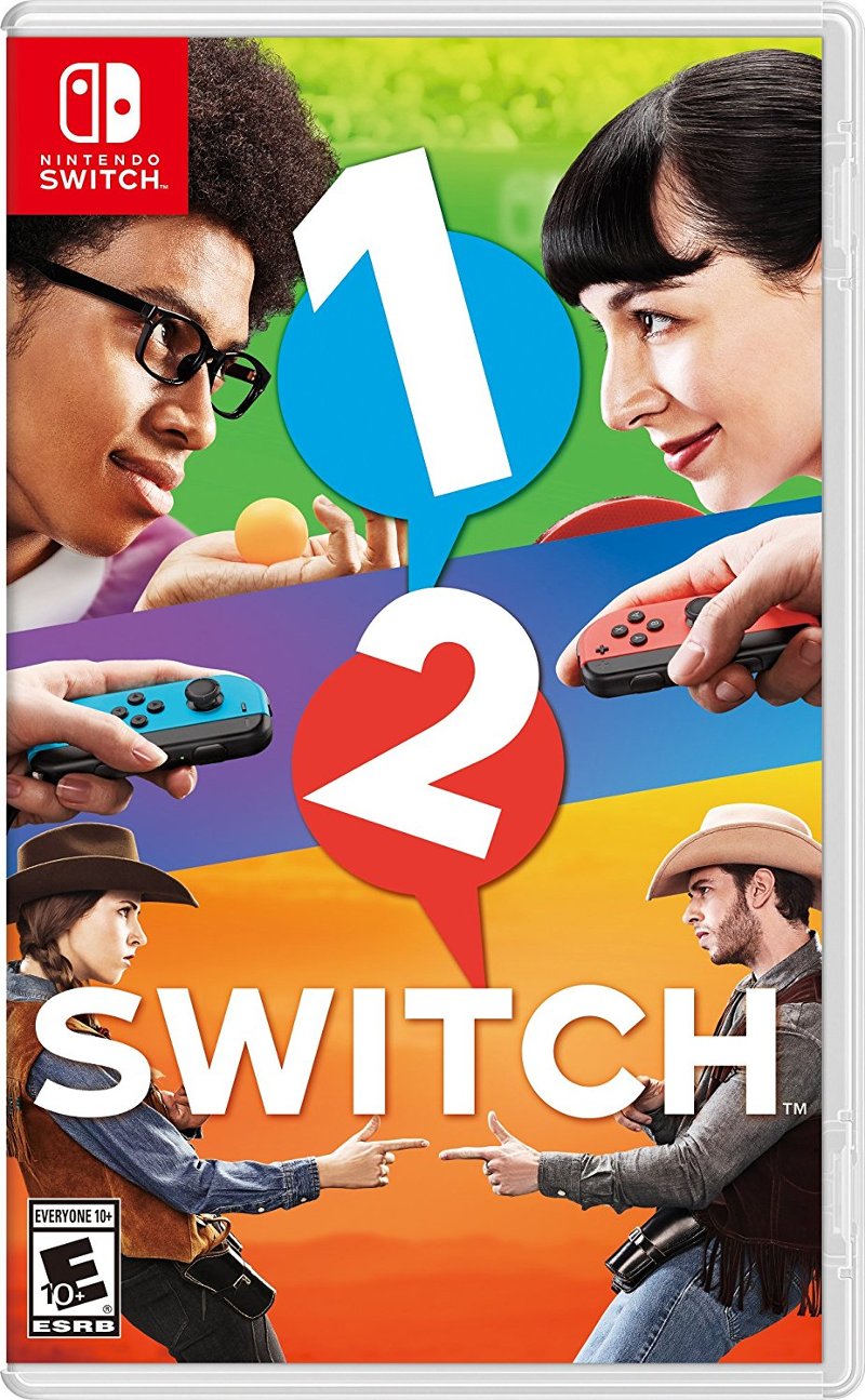Throw an impromptu party anywhere with anyone thanks to 1-2-Switch from Nintendo - now available from RC Willey. In 1-2 Switch players look at each other-not the screen! Bring the action and fun into the real world as you face off in wild-west duels, cow-milking competitions, a copycat dance-off, and more. Each game takes advantage of the Joy-Con controller features of the Nintendo Switch system in different ways. While the action unfolds off-screen, the audience watches the players themselves instead of the screen. That makes it as hilarious to watch as it is to play - an instant party amplifier! Face-to-Face Play Look at your friends rather than the screen as you compete in a new style of video game party full of fast and fun face-to-face games. Anywhere With Anyone Bring fun and surprise to barbecues, house parties, or wherever you travel by using the built-in stand of the Nintendo Switch system. Intuitive & Simple Controls Each player holds a single Joy-Con, and different games us
