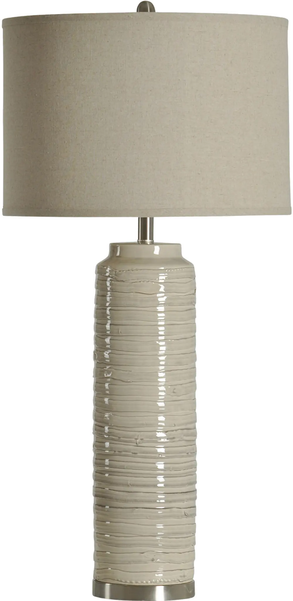 Cream Ceramic Table Lamp-1