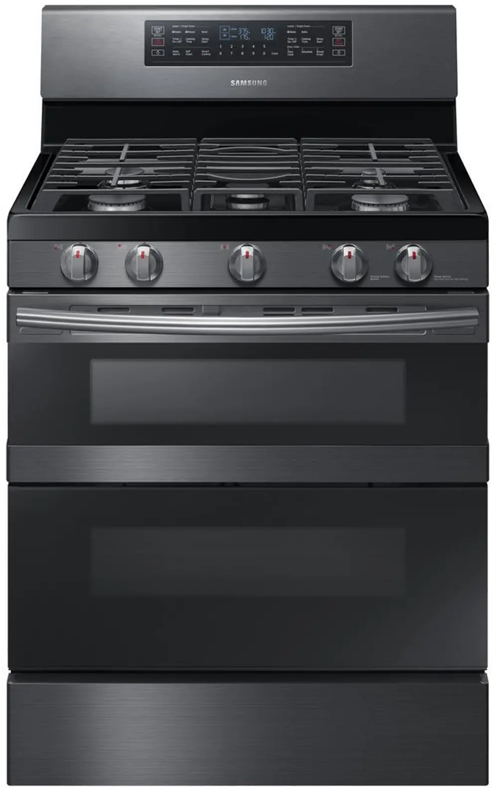 NX58M6850SG Samsung Gas Range with Dual Convection - 5.8 cu. ft. Black Stainless Steel-1