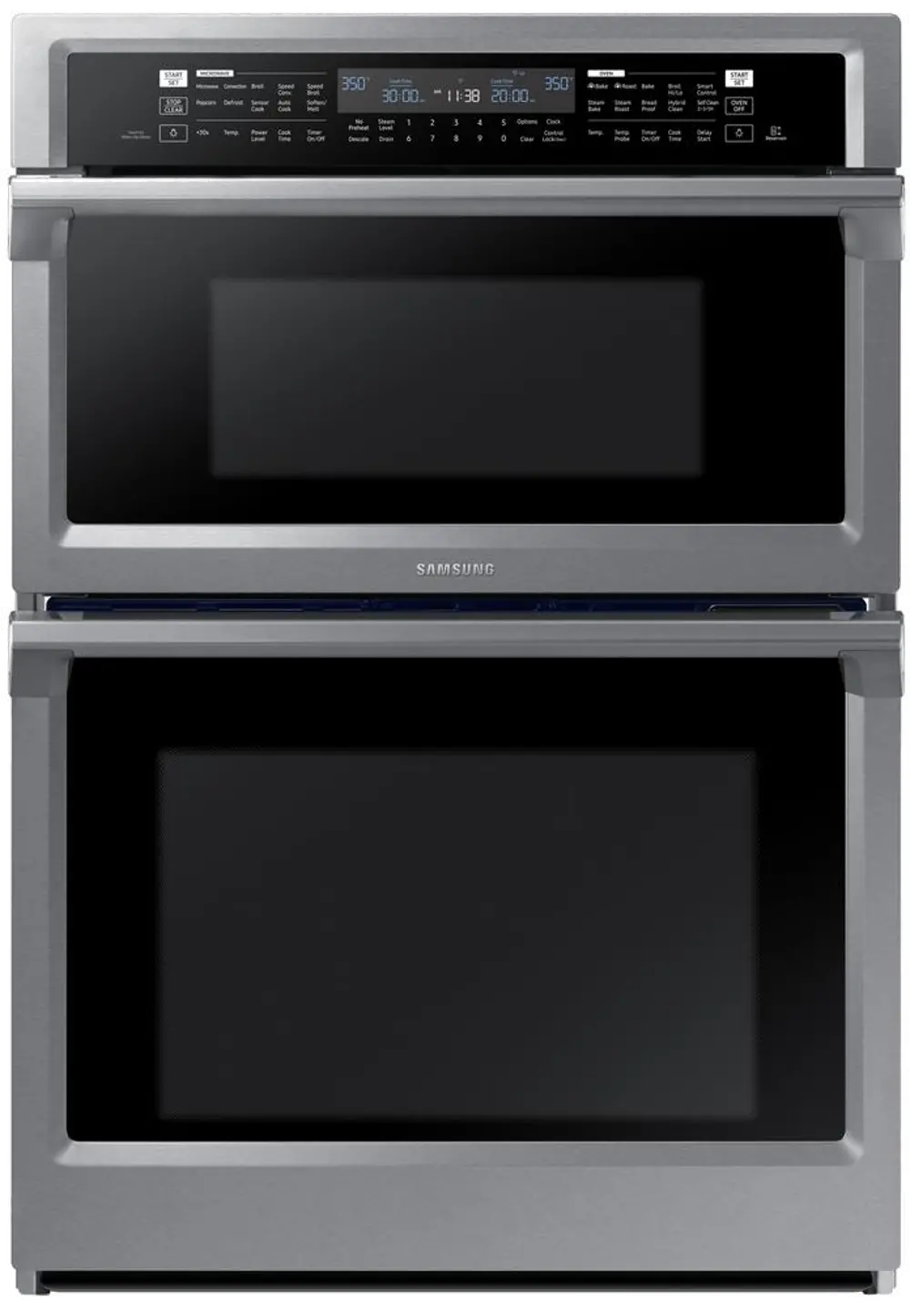 NQ70M6650DS Samsung 7 cu ft Combination Wall Oven - Stainless Steel 30 Inch-1